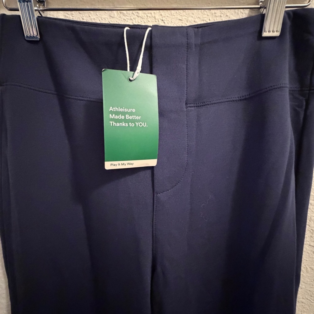 Halara Flex SculptKnit Flare Work pant, Small Reg, NWT, Dress Blues - Picture 3 of 12